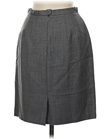 Petite Sophisticate Wool Skirt (view 2)