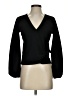 TeXTURE & THREAD Madewell Black Long Sleeve Blouse Size XS - photo 1