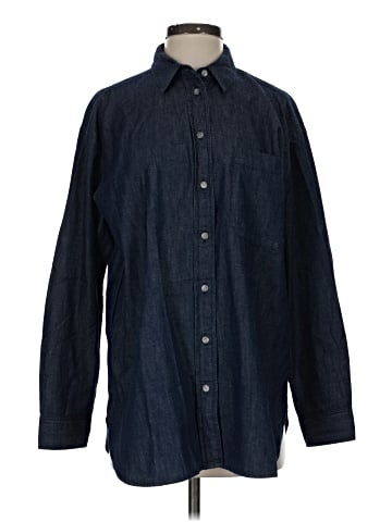 J.Crew Factory Store Long Sleeve Button-Down Shirt (view 1)