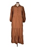 Max Studio Brown Casual Dress Size L - photo 1