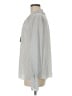 THML 100% Polyester Silver Long Sleeve Blouse Size M - photo 5
