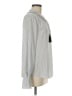 THML 100% Polyester Silver Long Sleeve Blouse Size M - photo 4