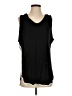 Blush Black Sleeveless T-Shirt Size XS - photo 1