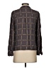 Reiss 100% Viscose Tweed Gray Long Sleeve Blouse Size 0 - photo 2
