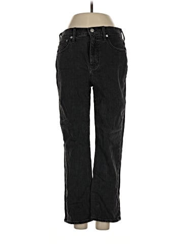 Madewell Petite Slim Demi-Boot Jeans in Lunar Wash (view 1)