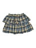 Tea 100% Cotton Plaid Blue Skirt Size 7 - photo 2