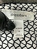 DressBarn 100% Polyester Chevron-herringbone Gray Ivory 3/4 Sleeve Blouse Size 1X - photo 7