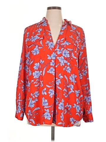 Ann Taylor Long Sleeve Blouse (view 1)