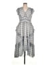Max Studio 100% Polyester Paisley Gray Casual Dress Size XL - photo 1