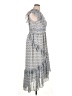 Max Studio 100% Polyester Paisley Gray Casual Dress Size XL - photo 4