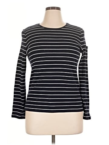 Lauren by Ralph Lauren 3/4 Sleeve T-Shirt (view 1)