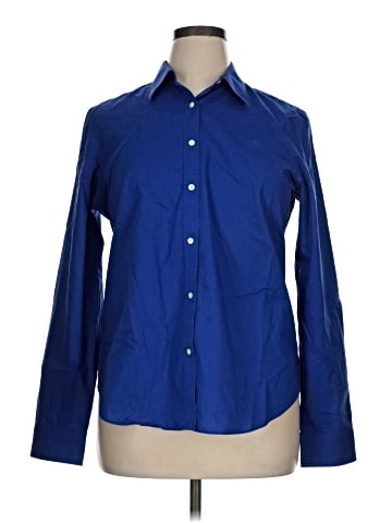 Lauren by Ralph Lauren Long Sleeve Button-Down Shirt (view 1)