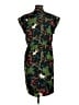 Marina 100% Polyester Print Green Cocktail Dress Size M (estimated) - photo 2
