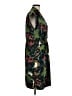 Marina 100% Polyester Print Green Cocktail Dress Size M (estimated) - photo 4