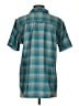 Duluth Trading Co. Plaid Teal Short Sleeve Button-Down Shirt Size S - photo 2