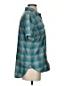 Duluth Trading Co. Plaid Teal Short Sleeve Button-Down Shirt Size S - photo 4