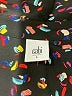 CAbi 100% Polyester Print Black Long Sleeve Blouse Size L - photo 7