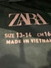 Zara Black Vest Size 13 - photo 3