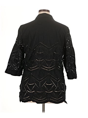 Chico's 3/4 Sleeve Button-Down Shirt (view 2)