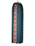 Rose + Olive 100% Polyester Print Teal Casual Pants Size L - photo 4