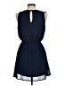 Big Strike 100% Polyester Solid Blue Casual Dress Size M - photo 2