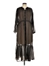 MNG 100% Polyester Black Casual Dress Size M - photo 1