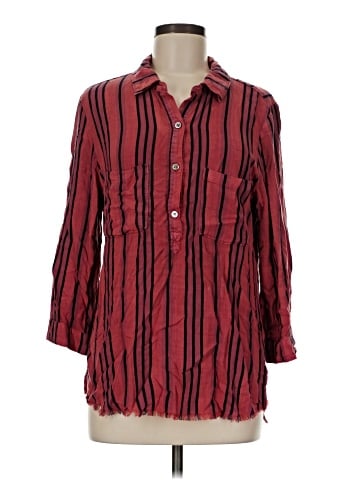 Dear John 3/4 Sleeve Button-Down Shirt (view 1)
