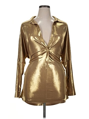 Norma Kamali Long Sleeve Blouse (view 1)