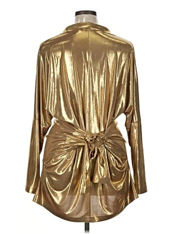 Norma Kamali Long Sleeve Blouse (view 2)