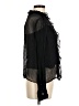 J.Crew 100% Cupro Black Long Sleeve Blouse Size 6 - photo 4