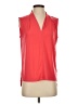 Tahari Red Sleeveless Blouse Size S - photo 1