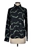 Ann Taylor 100% Polyester Black Long Sleeve Blouse Size S - photo 1