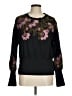Anthropologie Floral Black Pullover Sweater Size M - photo 1