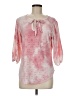 Rodier Pink 3/4 Sleeve T-Shirt Size Med (2) - photo 1