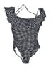 Gap Houndstooth Black One Piece Swimsuit Size XXL - photo 1