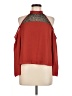 Charlotte Russe Red Long Sleeve Blouse Size M - photo 1