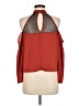 Charlotte Russe Red Long Sleeve Blouse Size M - photo 2