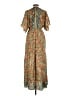 Devi 100% Polyester Paisley Brown Casual Dress One size - photo 2