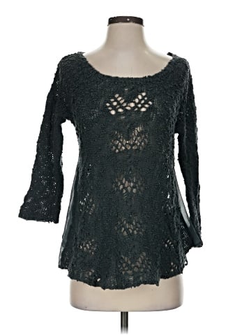 Knitted & Knotted 3/4 Sleeve T-Shirt (view 1)