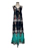 Target Paisley Teal Casual Dress Size XS (estimated) - photo 1