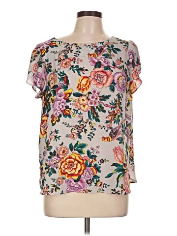 Ann Taylor LOFT Short Sleeve Blouse (view 1)