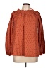 Roller Rabbit Orange Long Sleeve Blouse Size L - photo 1