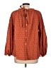 Roller Rabbit Orange Long Sleeve Blouse Size L - photo 2