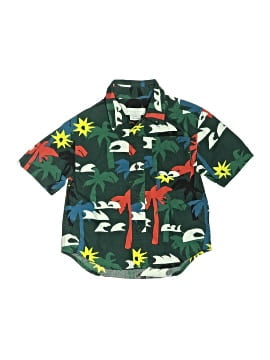 Stella Mc Cartney Short Sleeve Button Down Shirt