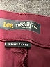 Lee Solid Burgundy Casual Pants Size 18 - photo 4