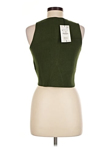 Zara Sleeveless Button-Down Shirt (view 2)