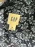 Gap 100% Polyester Paisley Blue Long Sleeve Blouse Size M - photo 7
