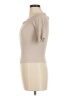 AEMI+CO Solid Tan Short Sleeve Top Size M - photo 5