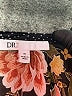 DR2 100% Polyester Floral Black Short Sleeve Blouse Size M - photo 7