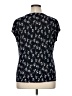 Lane Bryant Black Short Sleeve Blouse Size 14 - 16 Plus - photo 2
